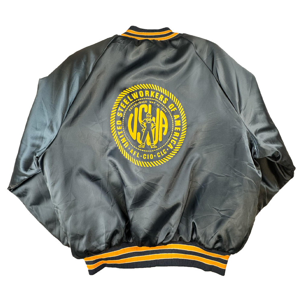 King Louie Pro Fit Made in USA Satin Bomber Jacket - VR1340