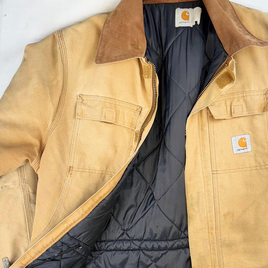 OG Vintage Carhartt Sandstone Traditional Coat - Blanket Lined - VR1129