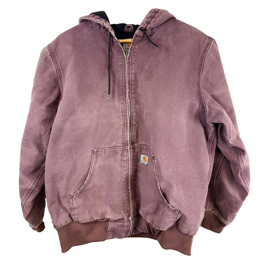 OG Vintage Carhartt Hoodie Sandstone Active Jacket in Rose - VR1131